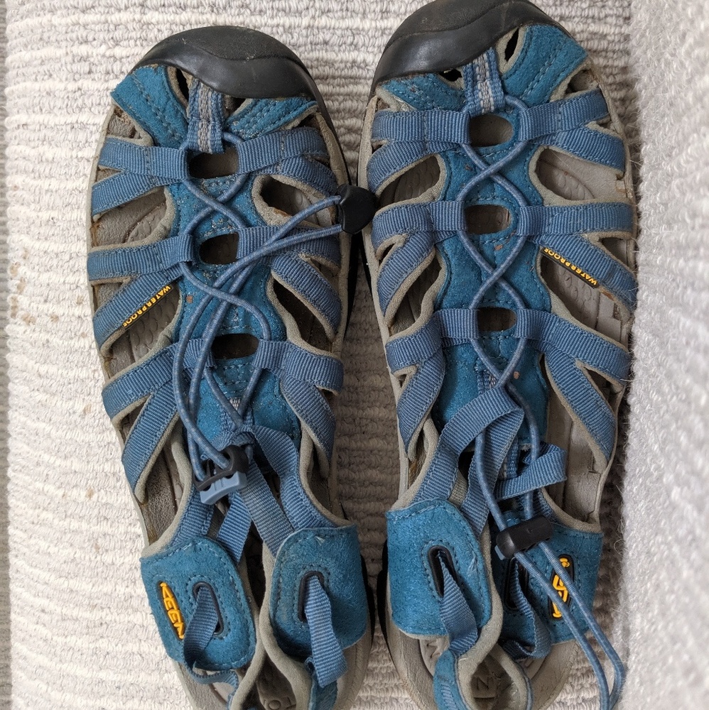 Keen size 8 blue sandals